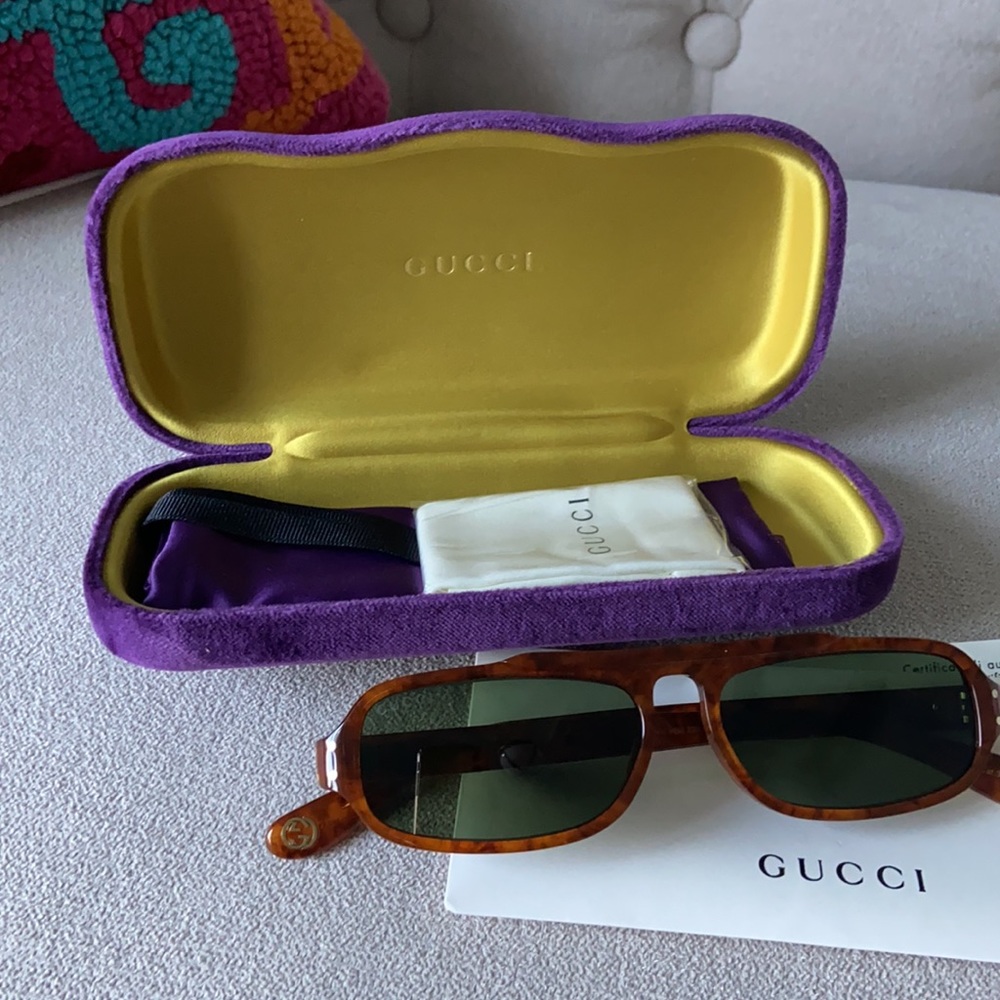 Gucci Tortoise Shell Sunglasses